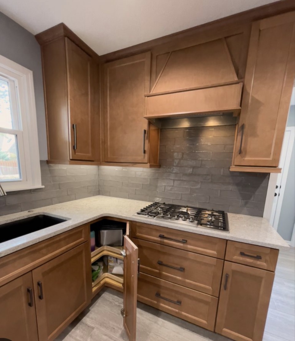 Herringbone farmhouse kitchen — Keller